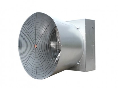 Louvered wind drum fan